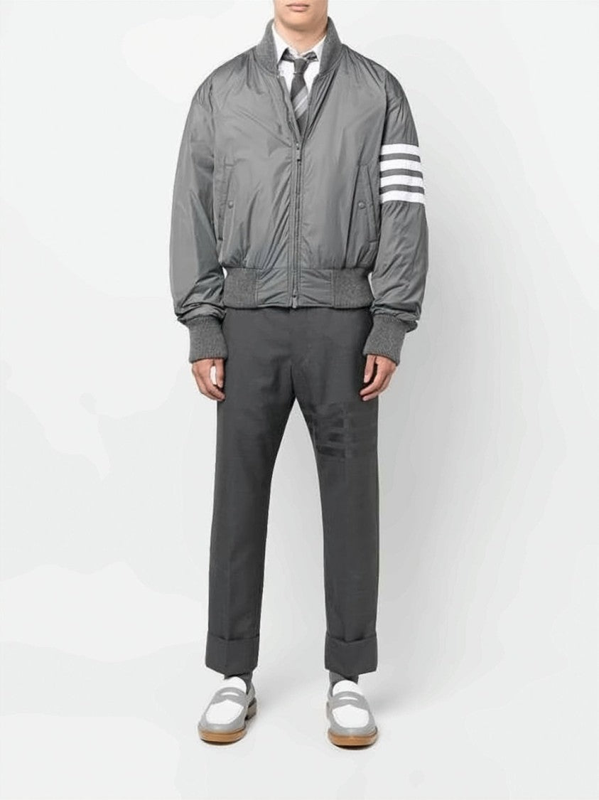 Thom Browne Padded Jacket With Ribbed Details