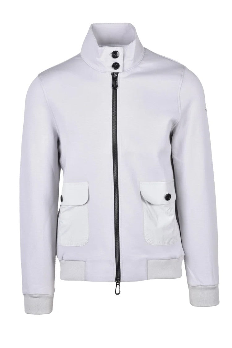 Sunstripes Light Grey Cotton Polyester Elastane Sweatshirt