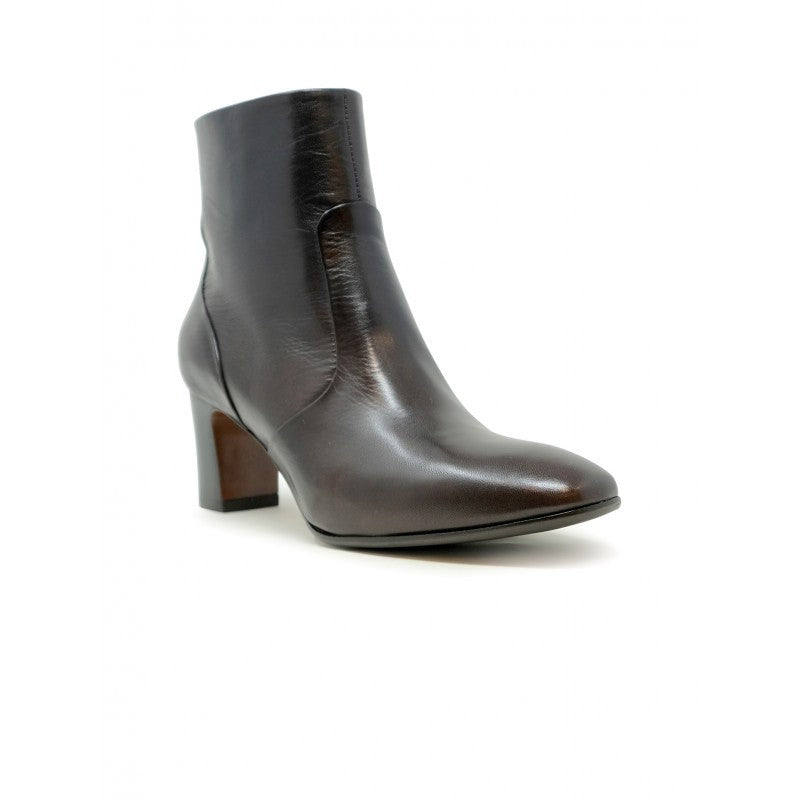 Mara Bini F570 Dark Brown Rubber Gina Ankle Boots