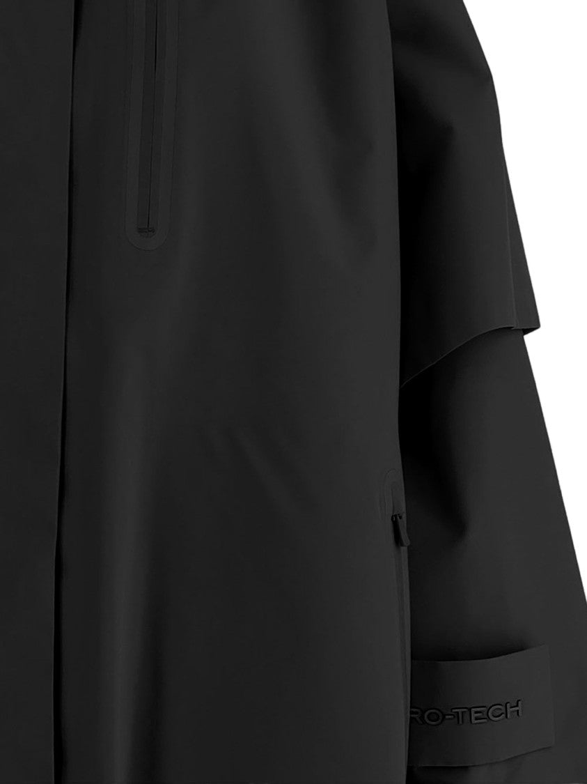 Save The Duck Nylon Jacket With Hood And High Collar