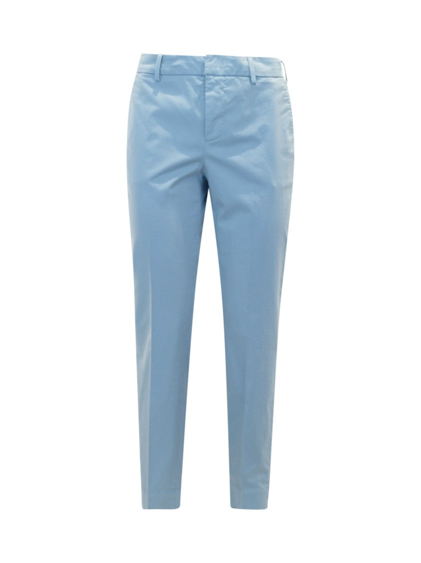 Pt Light Blue Satin Pants