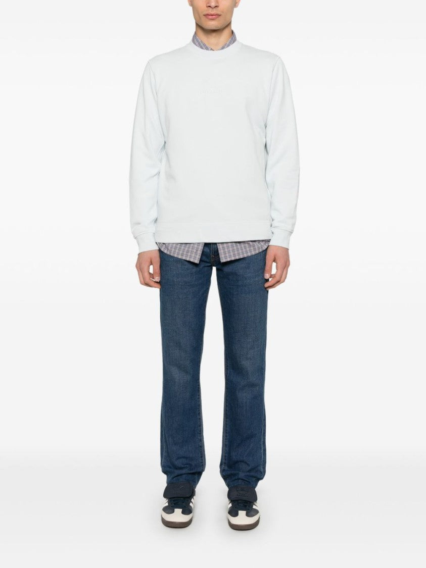 Levi's Straight-Leg Dark Blue Denim Jeans