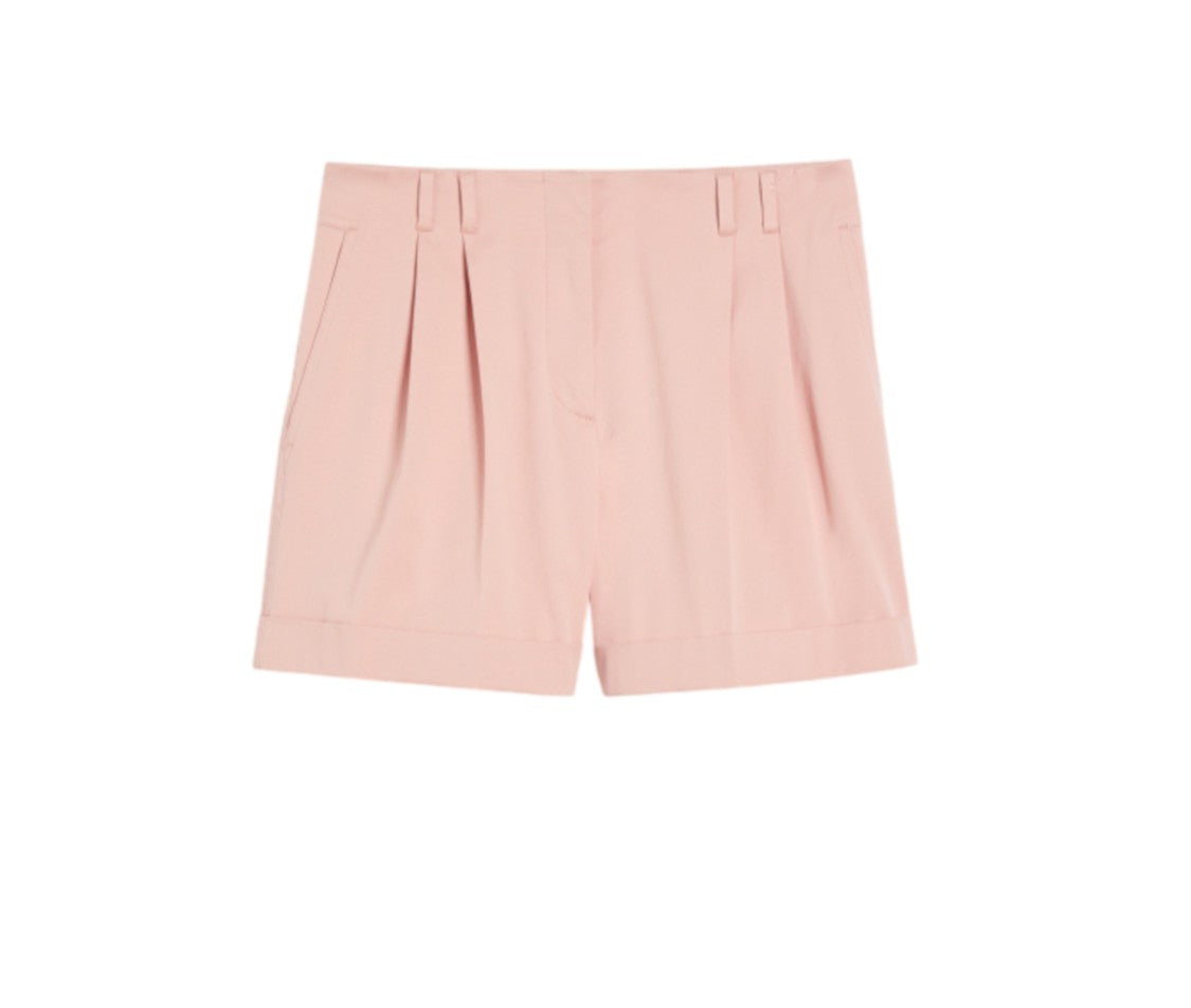 Max Mara Tailored High-Waist Shorts With Front Pleats