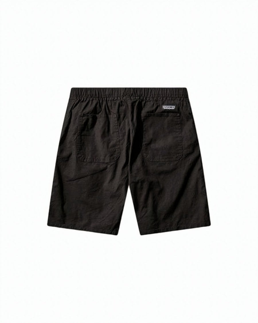 Patagonia Mid-Thigh Black Shorts With Adjustable Waist And Two Back Pockets