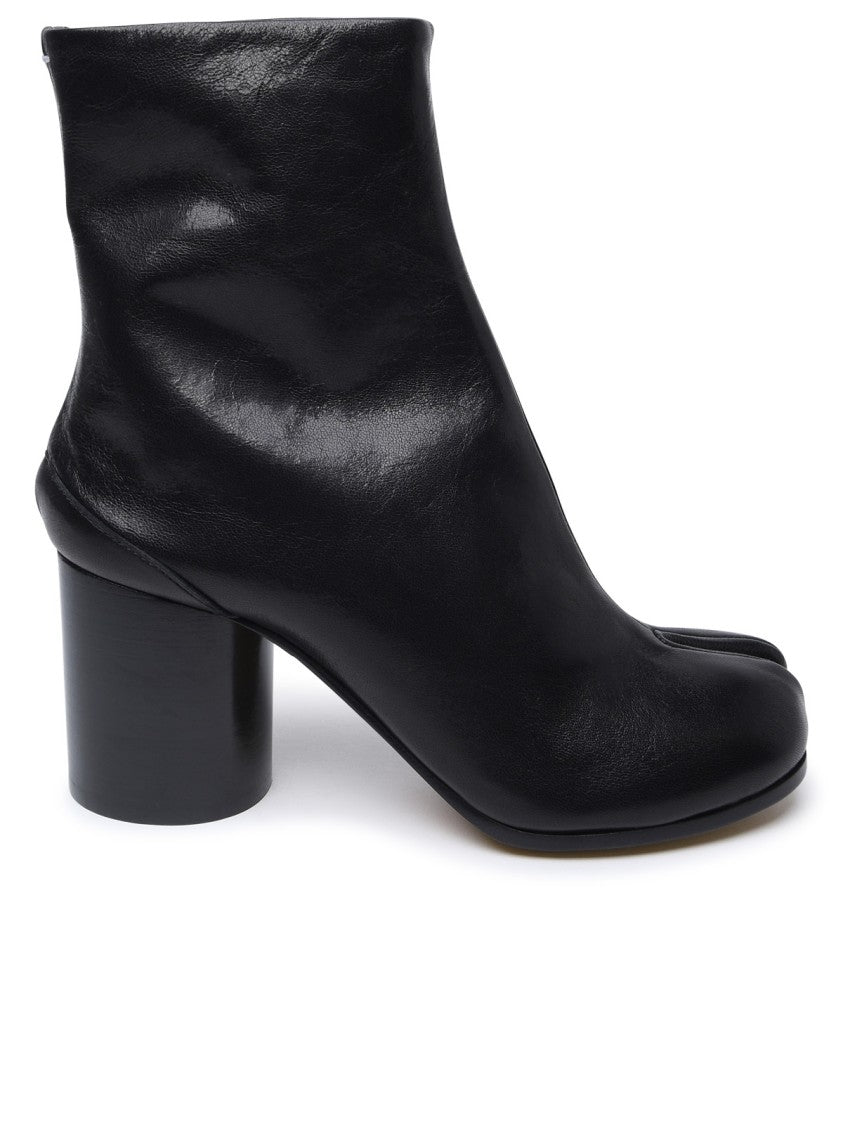 Maison Margiela Leather Tabi Ankle Boots