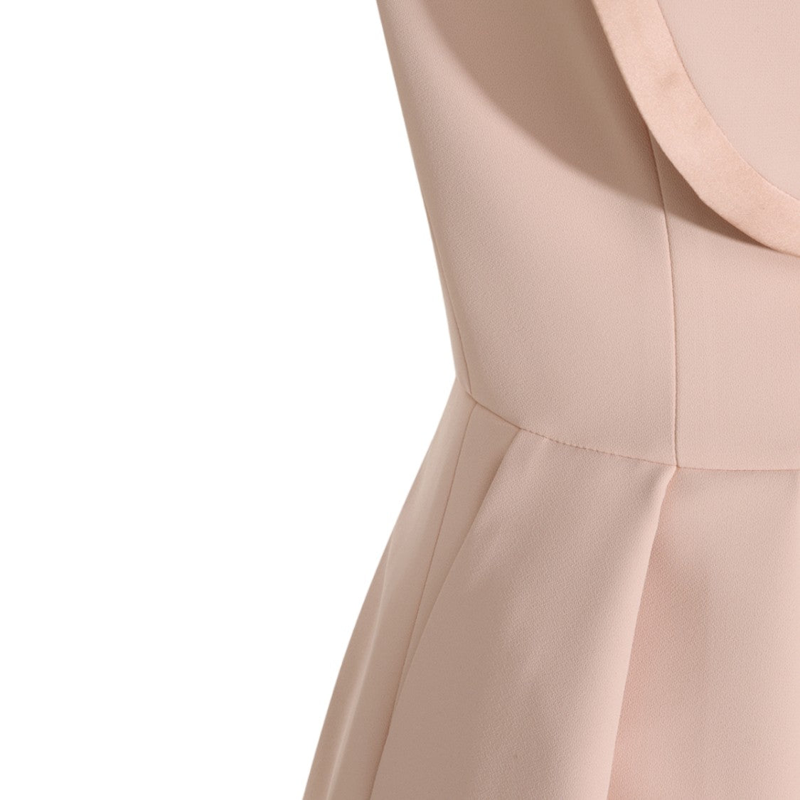 Elisabetta Franchi Mini Dress With Plunging Neckline And Pleated Skirt