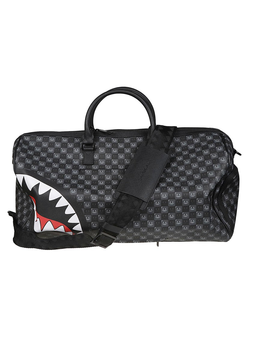 Sprayground Sharks In Paris Bubbly Shark Graphic Pvc Duffle Bag