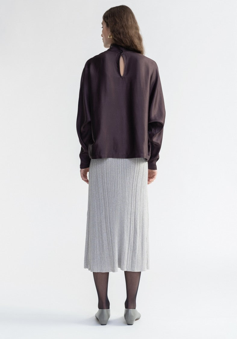 Aeron Katniss - Satin Turtleneck