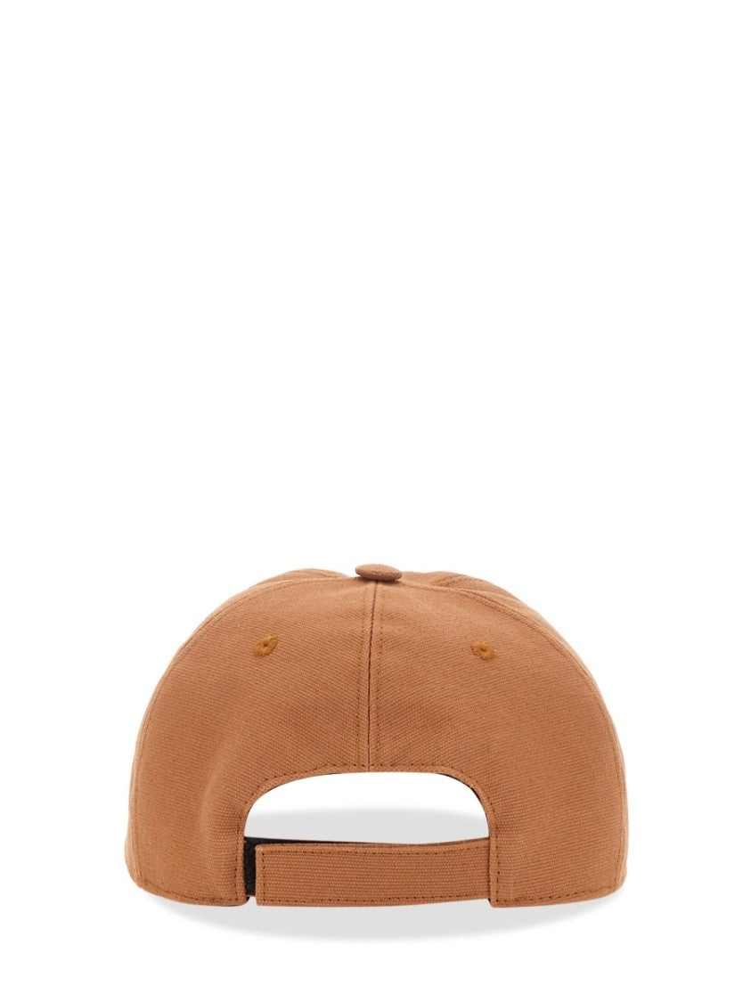 Stella Mccartney Structured Brown Baseball Cap