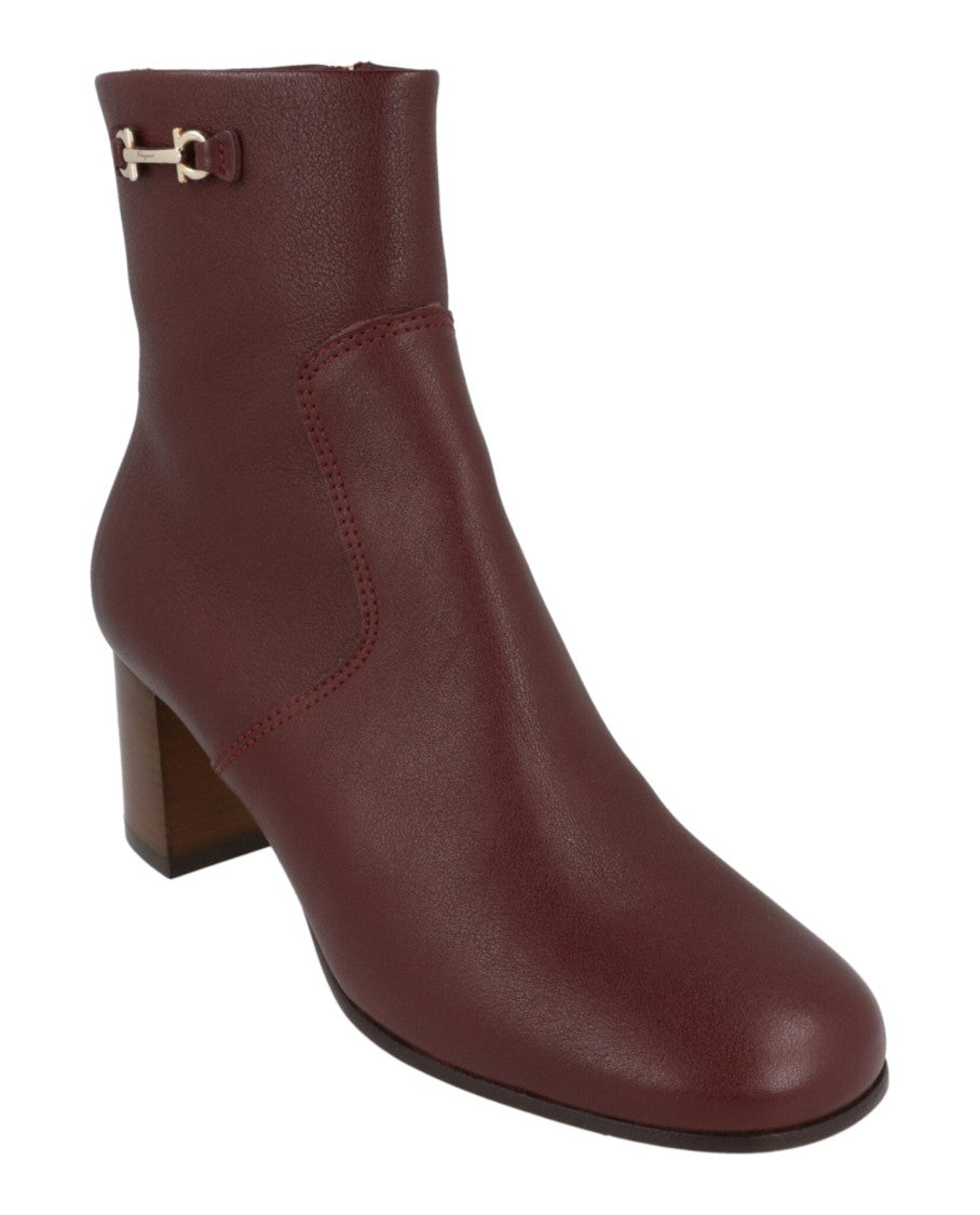 Ferragamo Otello Leather Booties