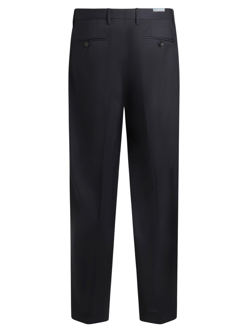 Etro Tailored Blue Trousers With Classic Front Pleat
