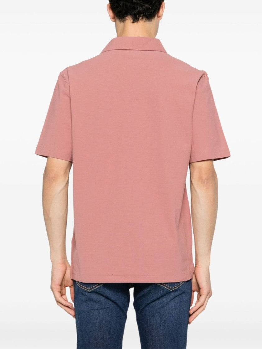 Lardini Coral Pink Polo Shirt