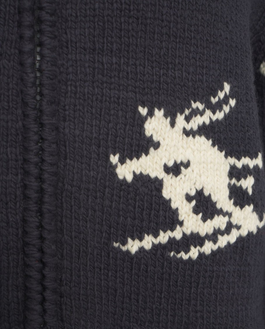 Frantic Norwegian Pattern Cardigan