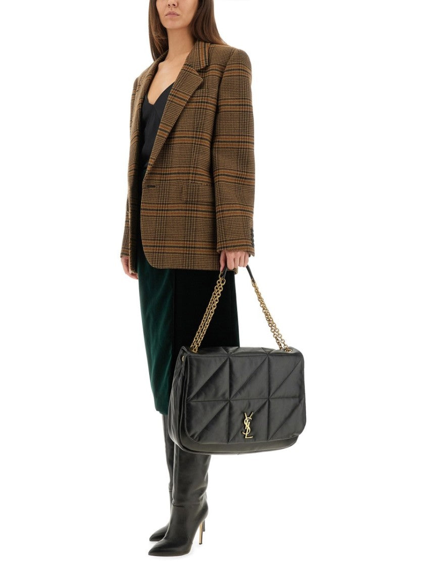 Saint Laurent Velvet Crossover Midi Skirt