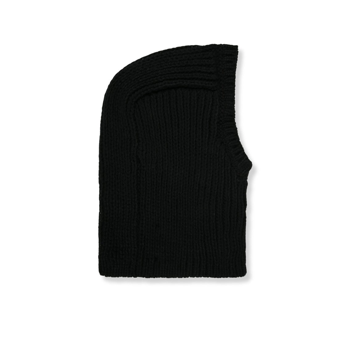 Y-3 Ribbed Knit Hood With Streamlined Design