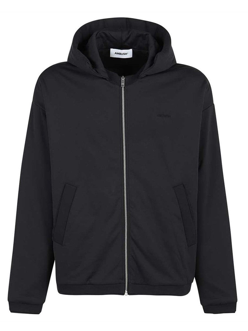 Ambush Black Hooded Bomber Jacket