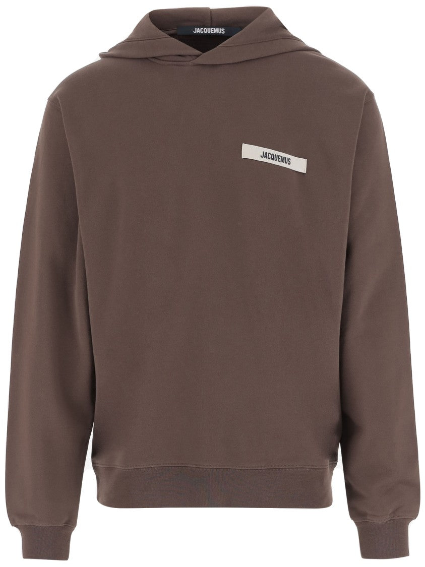 Jacquemus Brown Grosgrain Hoodie