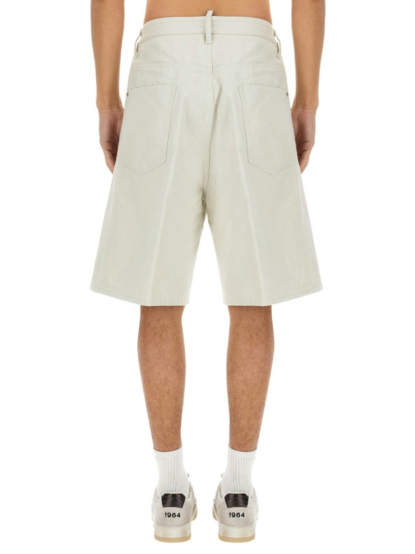 Dsquared2 Denim Bermuda Shorts With Classic Five-Pocket Design
