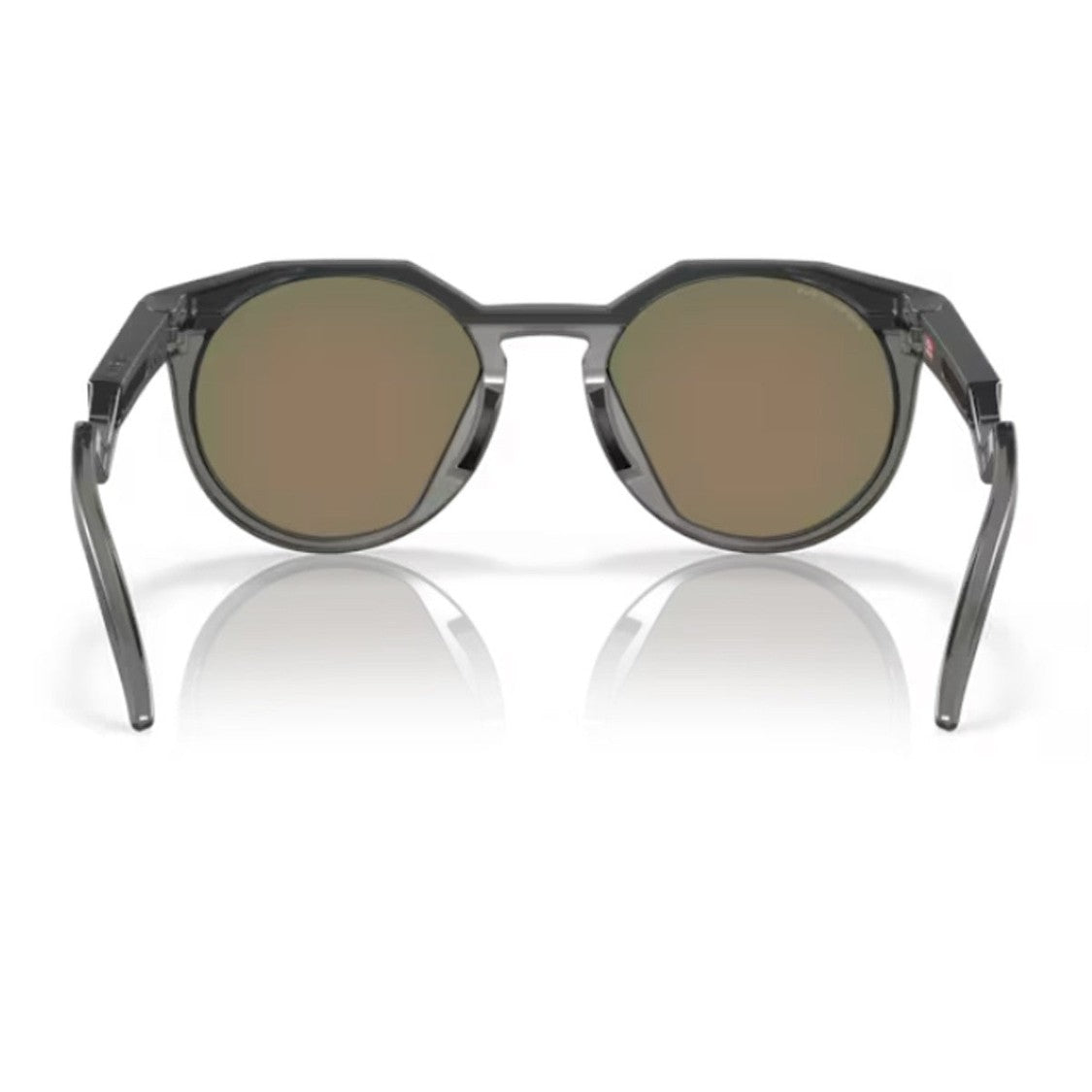 Oakley Carbon Black Hstn Geometric Round Sunglasses