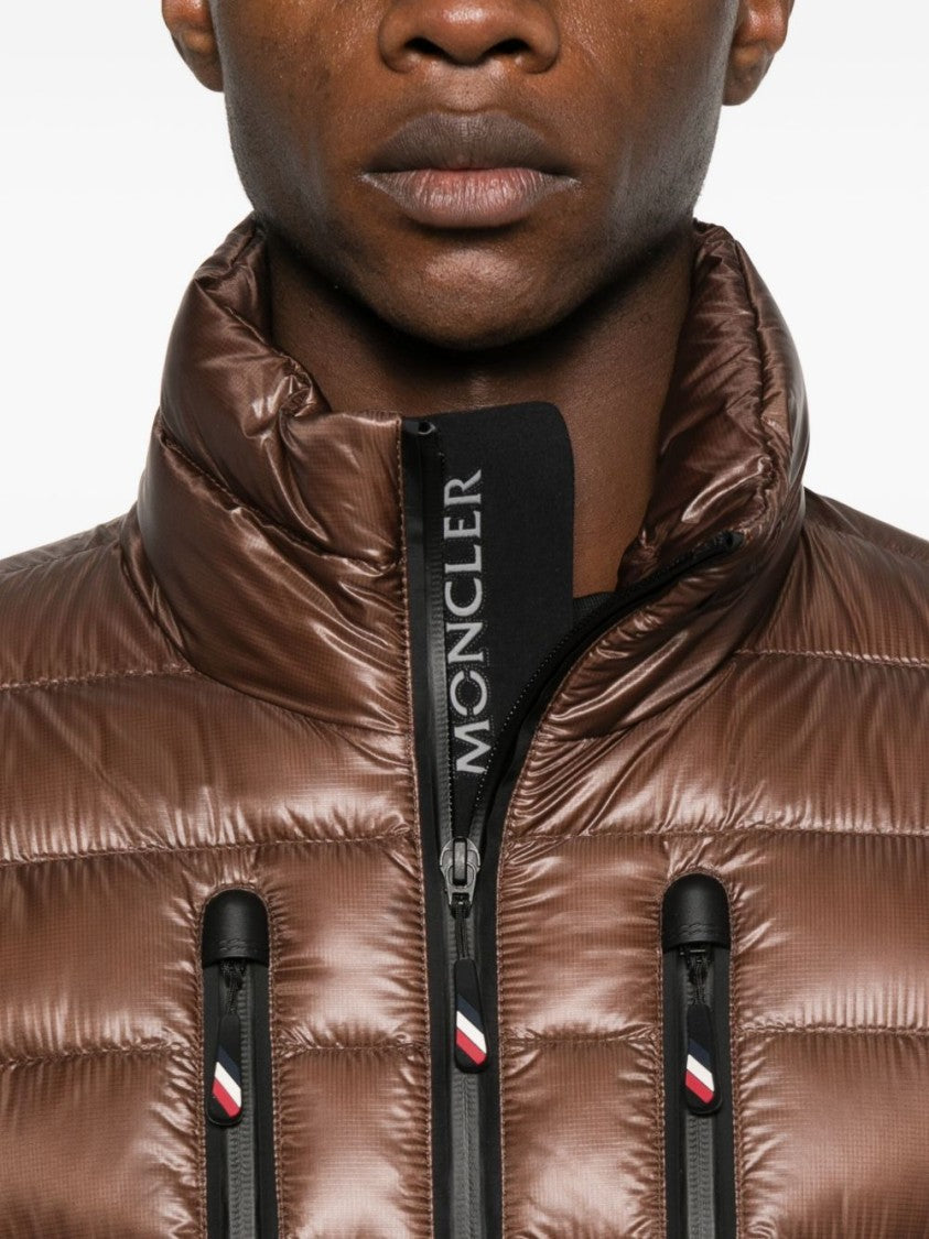 Moncler Grenoble Quilted Brown Giacconi Jacket