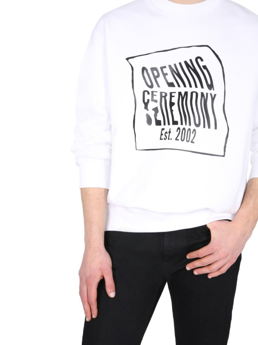 Opening Ceremony Relaxed Fit Crew Neck Sweatshirt