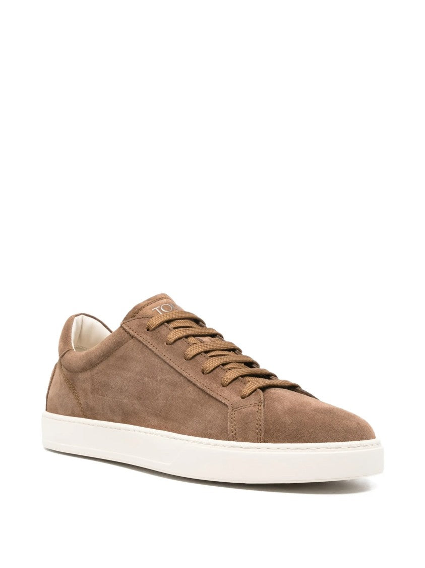Tod's Brown Sneakers Suede Low-Top Sneakers