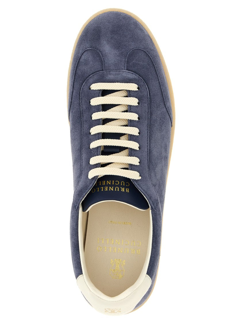 Brunello Cucinelli Washed Suede Sneakers