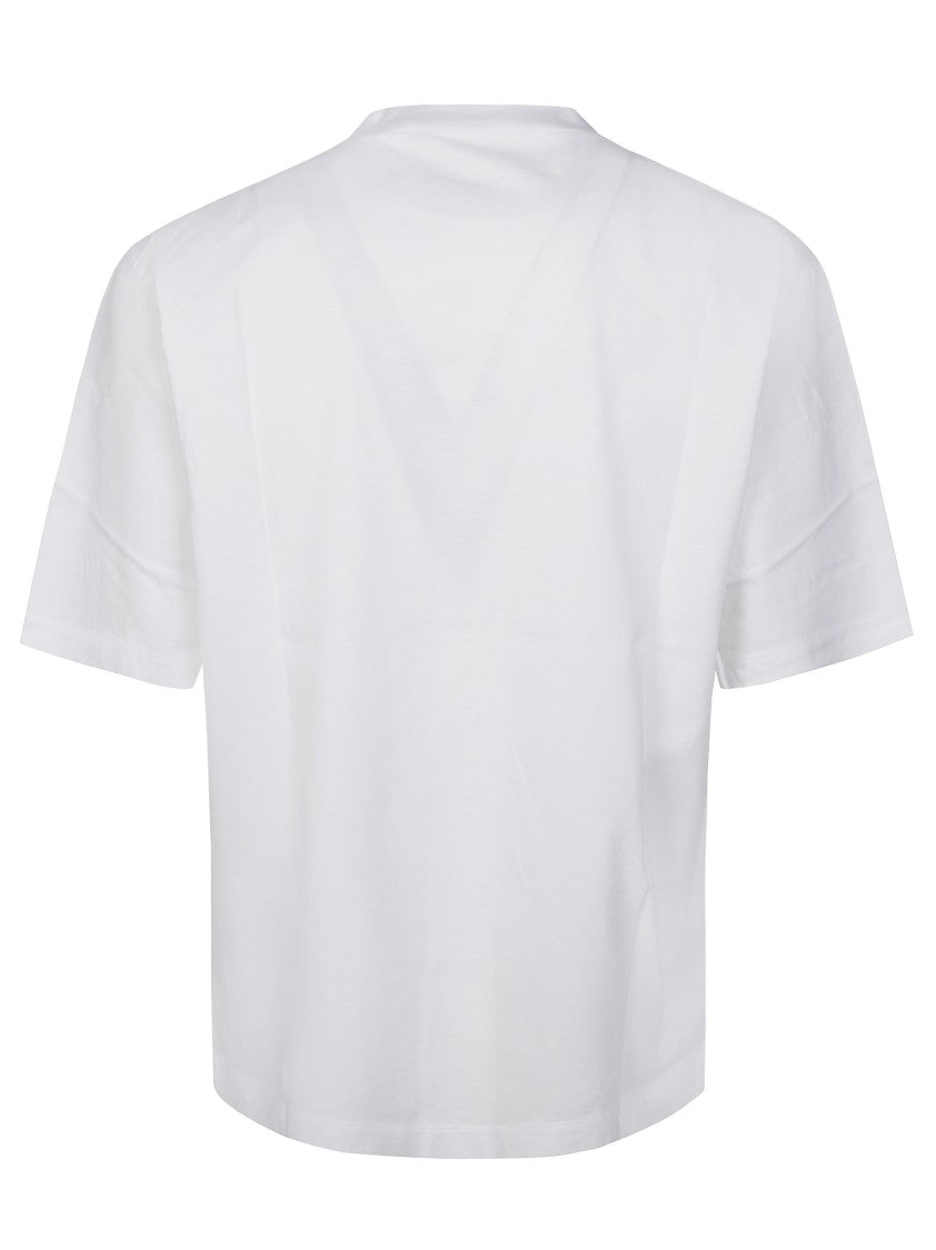 Dsquared2 Loose Fit T-Shirt With Distinctive Side Detail