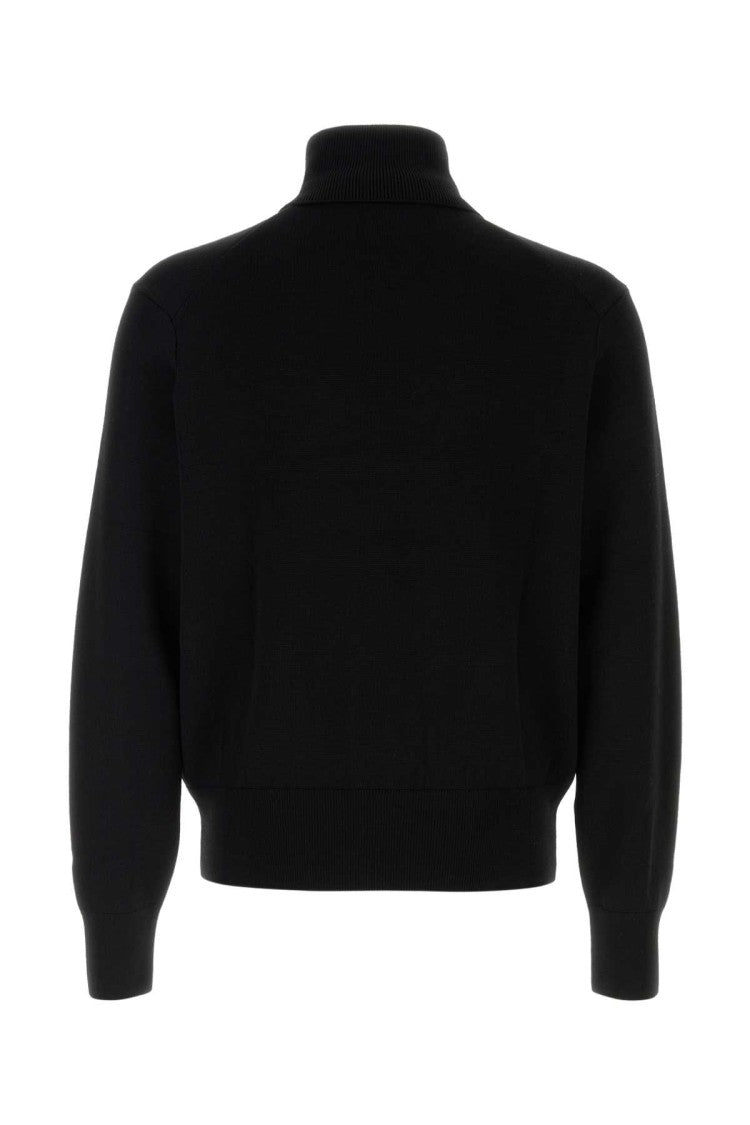 Ami Black Wool Sweater
