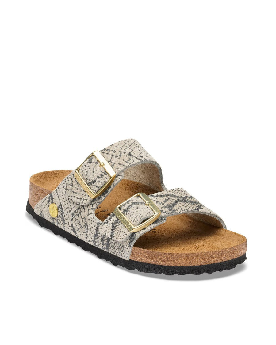 Birkenstock Contoured Cork Footbed Slide Sandals With Adjustable Buckles