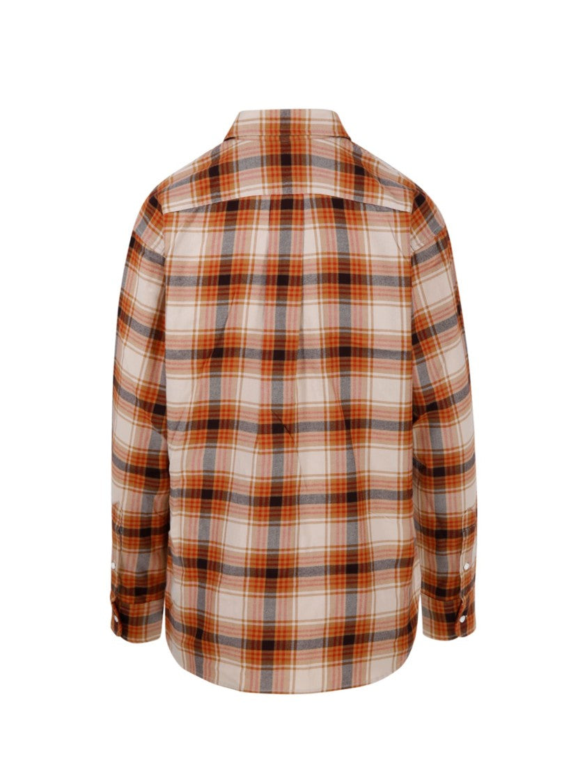 Polo Ralph Lauren Check Print Beige Long-Sleeve Shirt