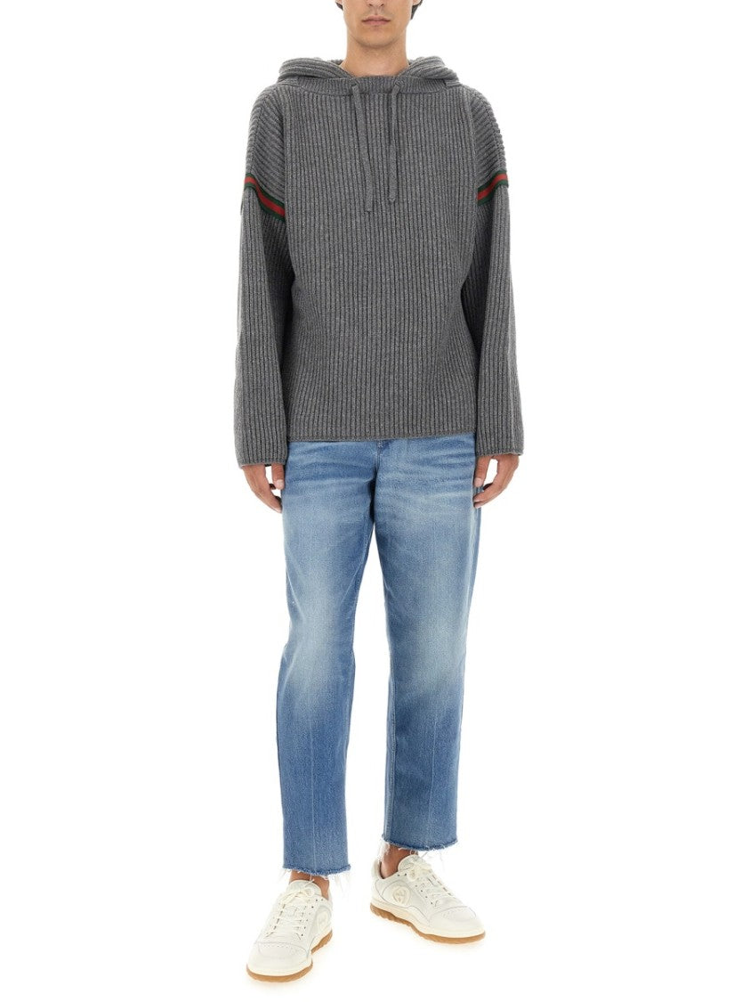 Gucci Soft Blend Cashmere And Wool Oversized Sweater