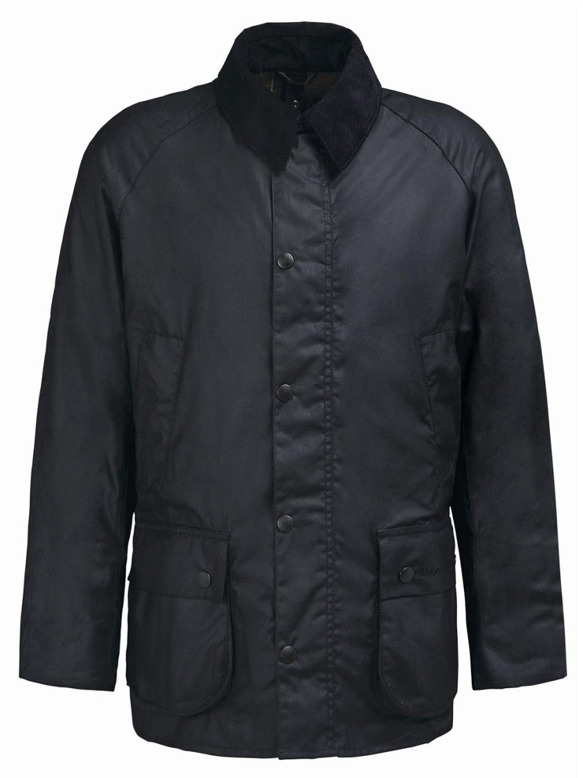 Barbour Iconic Ashby Wax Jacket With Corduroy Collar