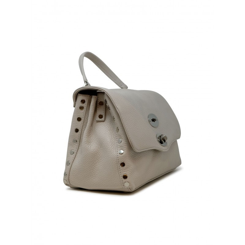 Zanellato Ivory Postina Daily Giorno S Leather Handbag