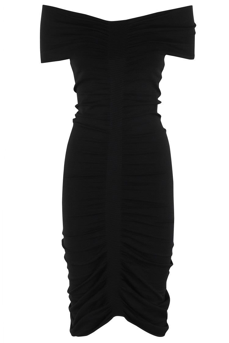 Alexander Wang Off Shoulder Ruched Dress