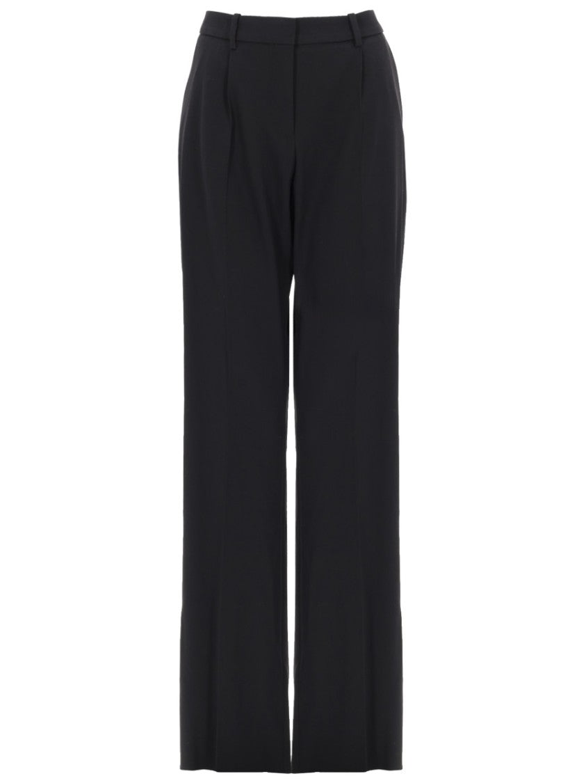 Balenciaga Straight-Leg Tailored Pants With Mid-Rise And Belt Loops