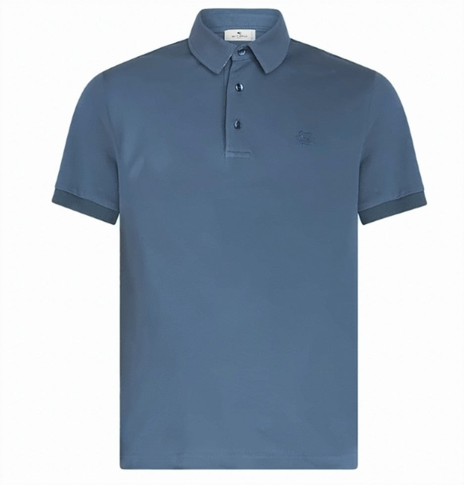 Etro Classic Textured Cotton Polo