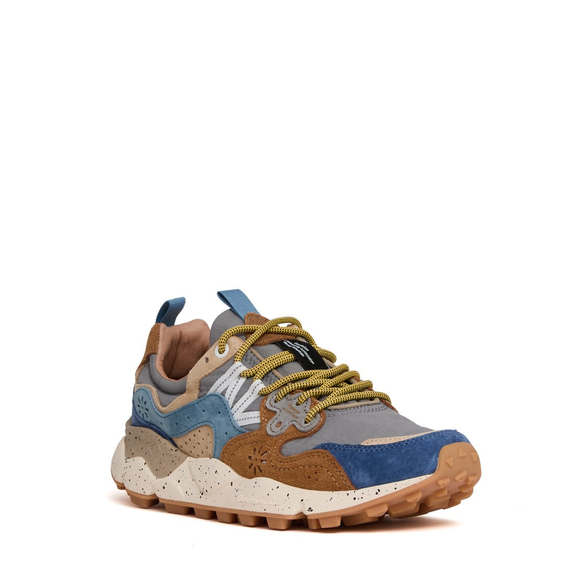 Flower Mountain Yamano 3 Man In Suede-Nylon Sneakers