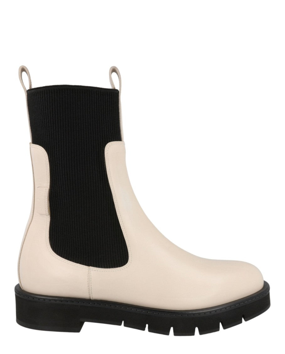 Ferragamo Ankle-Length Chelsea Boots With Ribbed Goring Panels