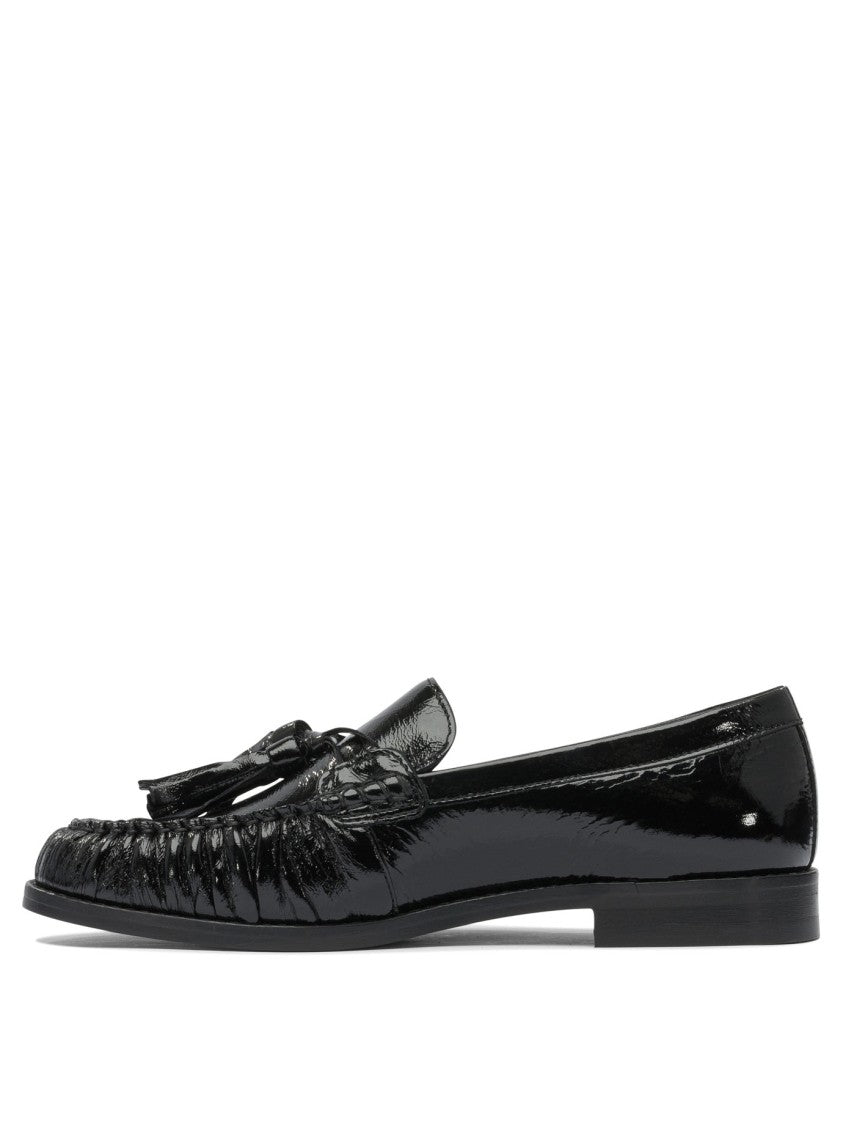 Alohas Marietta Onix Black Leather Loafers