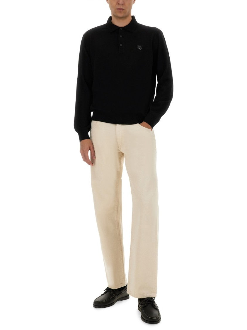 Maison Kitsuné "Fox Head" Polo Shirt