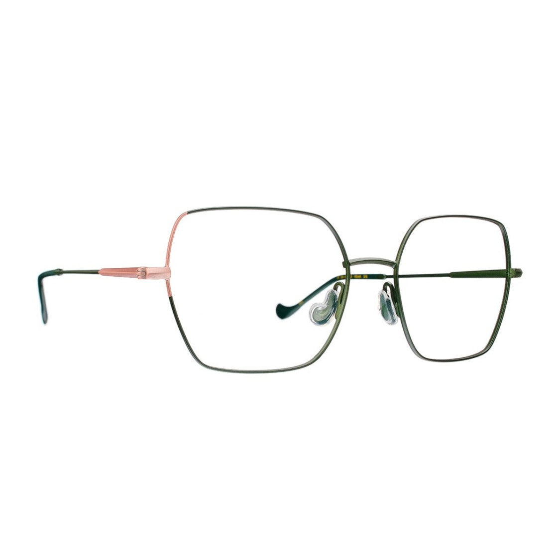 Caroline Abram Vilma Metal Square Eyeglasses