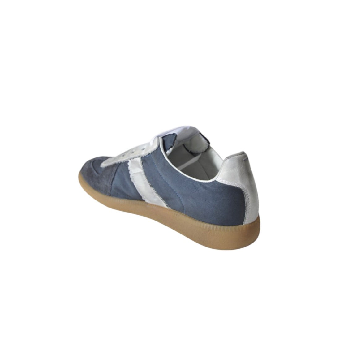 Maison Margiela Indigo Cotton Drill Replica Sneakers