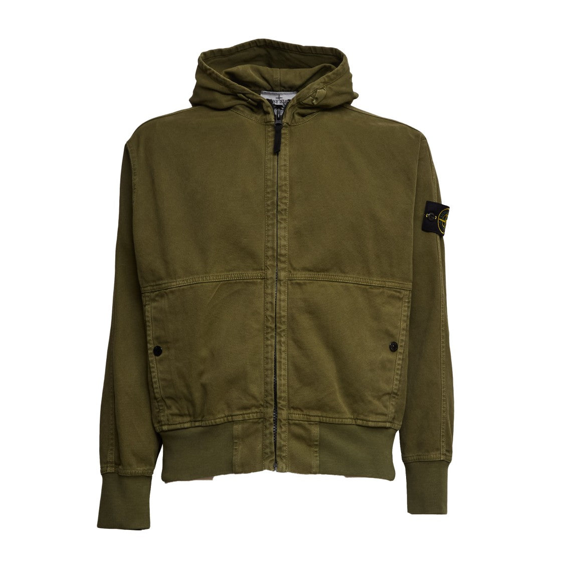 Stone Island Organic Panama Cotton Old Effect Jacket