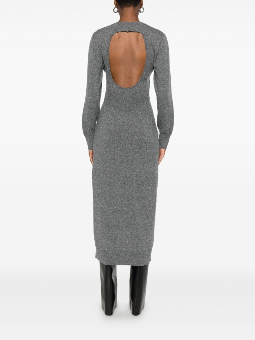 Givenchy Dress In Cashmere With Open Back