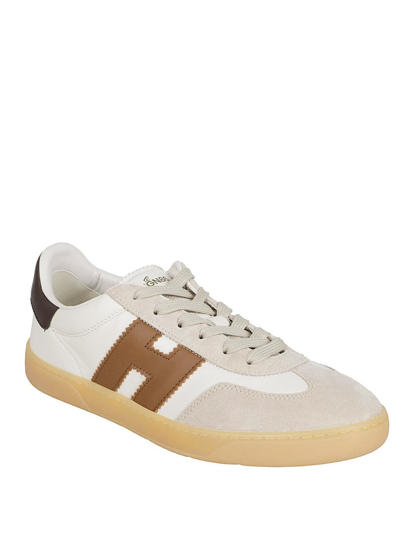 Hogan White Hogan Cool Sneakers With Serrated Logo