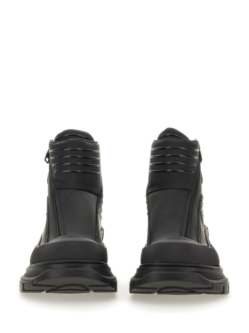 Alexander Mcqueen Tread Slick Motorcycle Boots