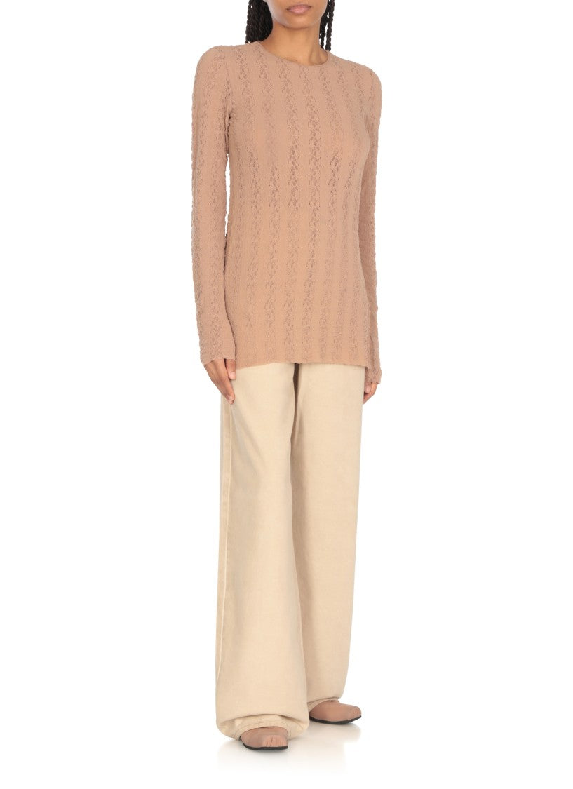 Uma Wang Leather Heeled Ballet Shoes