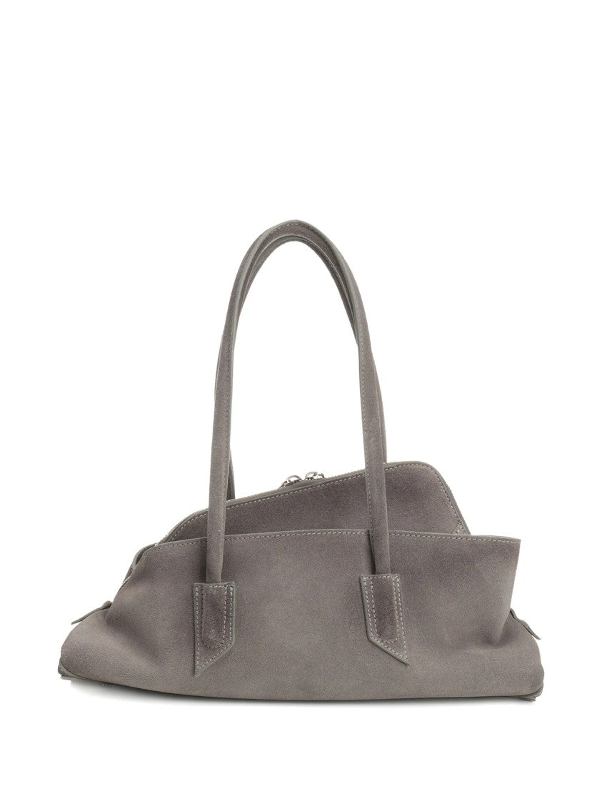 The Attico La Passeggiata Small Suede Handbag