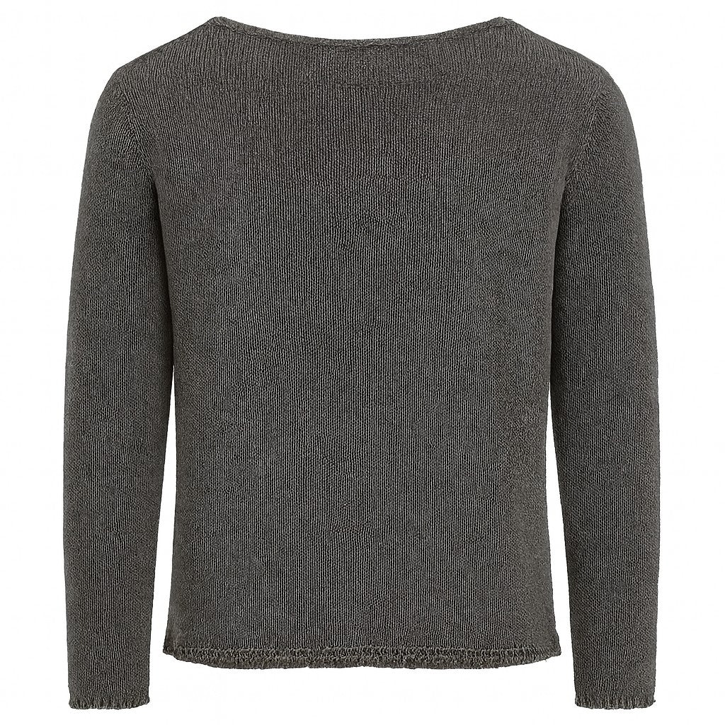Fabrizio Del Carlo Textured Knit Crewneck Sweater